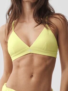NWT alo yoga Sunshine splendor bra S